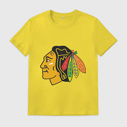 Футболка хлопковая мужская Chicago Blackhawks: Kane, цвет: желтый