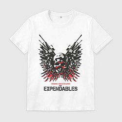 Футболка хлопковая мужская Expendables: Choose tour weapon, цвет: белый