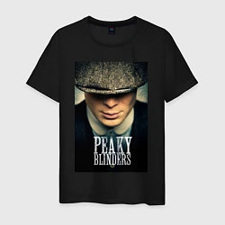 Футболка хлопковая мужская Peaky Blinders, цвет: черный