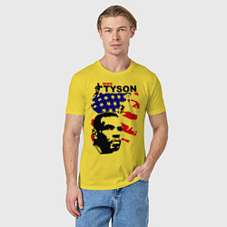 Футболка хлопковая мужская Mike Tyson: USA Boxing, цвет: желтый — фото 2