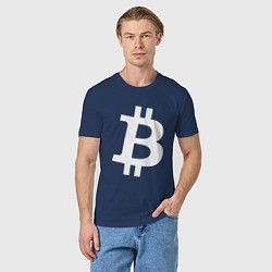 Футболка хлопковая мужская BTC Symbol, цвет: тёмно-синий — фото 2