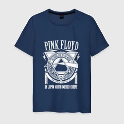 Футболка хлопковая мужская Pink Floyd, цвет: тёмно-синий