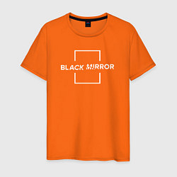 Футболка хлопковая мужская Black Mirror цвета оранжевый — фото 1
