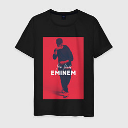 Футболка хлопковая мужская Slim Shady: Eminem цвета черный — фото 1