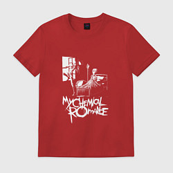 Футболка хлопковая мужская My Chemical Romance, цвет: красный