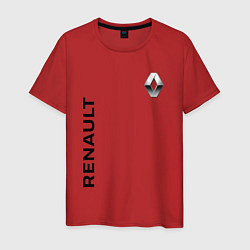 Футболка хлопковая мужская Renault Style, цвет: красный