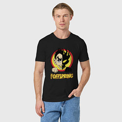 Футболка хлопковая мужская The Offspring Boy, цвет: черный — фото 2