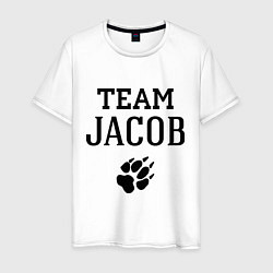 Футболка хлопковая мужская Team Jacob step, цвет: белый