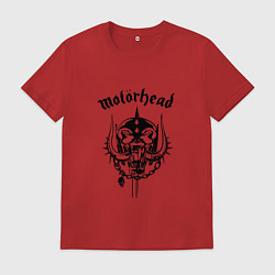 Футболка хлопковая мужская Motrhead: Black Devil, цвет: красный