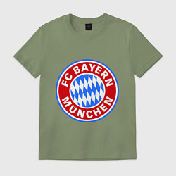 Футболка хлопковая мужская Bayern Munchen FC, цвет: авокадо