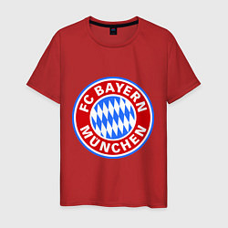 Футболка хлопковая мужская Bayern Munchen FC, цвет: красный