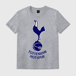 Футболка хлопковая мужская Tottenham FC, цвет: меланж