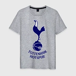 Футболка хлопковая мужская Tottenham FC, цвет: меланж