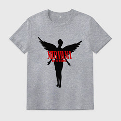 Футболка хлопковая мужская Nirvana: In Utero, цвет: меланж