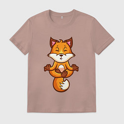 Мужская футболка Лисиная йога