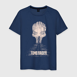 Футболка хлопковая мужская Tomb Raider: Dark Wood, цвет: тёмно-синий