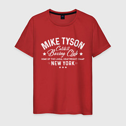 Футболка хлопковая мужская Mike Tyson: Boxing Club, цвет: красный