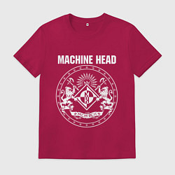 Футболка хлопковая мужская Machine Head MCMXCII, цвет: маджента