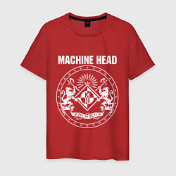 Футболка хлопковая мужская Machine Head MCMXCII, цвет: красный