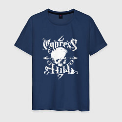 Футболка хлопковая мужская Cypress Hill, цвет: тёмно-синий