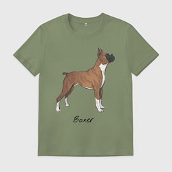 Мужская футболка Немецкий Боксер