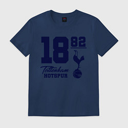 Футболка хлопковая мужская FC Tottenham 1882, цвет: тёмно-синий