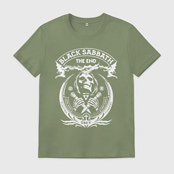 Футболка хлопковая мужская Black Sabbath: The End, цвет: авокадо