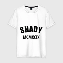 Футболка хлопковая мужская Shady MCMXCIX, цвет: белый