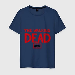 Футболка хлопковая мужская The walking Dead AMC, цвет: тёмно-синий
