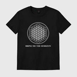 Футболка хлопковая мужская BRING ME THE HORIZON, цвет: черный