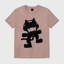 Футболка хлопковая мужская MONSTERCAT, цвет: пыльно-розовый
