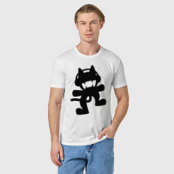 Футболка хлопковая мужская MONSTERCAT, цвет: белый — фото 2