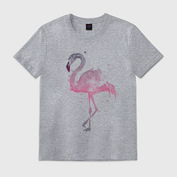 Футболка хлопковая мужская Flamingo, цвет: меланж