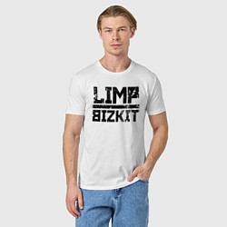 Футболка хлопковая мужская LIMP BIZKIT, цвет: белый — фото 2