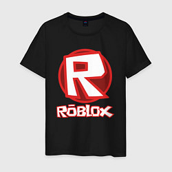 Футболка хлопковая мужская ROBLOX, цвет: черный