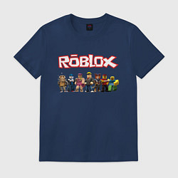 Футболка хлопковая мужская ROBLOX, цвет: тёмно-синий
