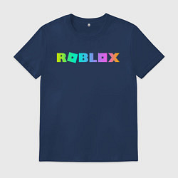 Футболка хлопковая мужская ROBLOX, цвет: тёмно-синий