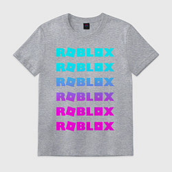 Футболка хлопковая мужская ROBLOX, цвет: меланж