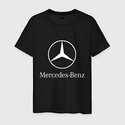 Футболка хлопковая мужская MERCEDES, цвет: черный