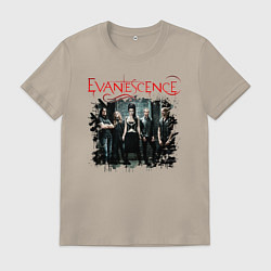 Футболка хлопковая мужская Evanescence, цвет: миндальный