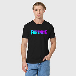 Футболка хлопковая мужская FORTNITE 2, цвет: черный — фото 2