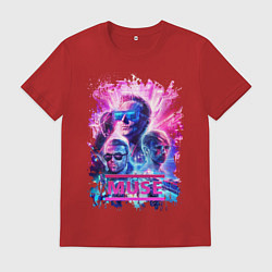 Футболка хлопковая мужская Muse, цвет: красный