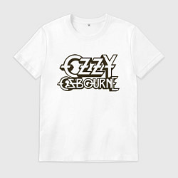 Футболка хлопковая мужская Ozzy Osbourne, цвет: белый