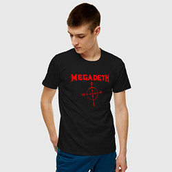 Футболка хлопковая мужская Megadeth цвета черный — фото 2