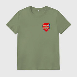 Футболка хлопковая мужская АРСЕНАЛ, цвет: авокадо