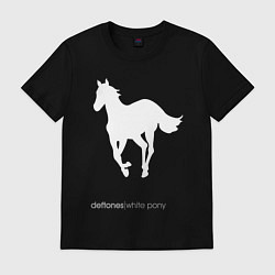 Футболка хлопковая мужская White Pony, цвет: черный