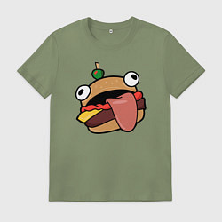 Футболка хлопковая мужская Fortnite Burger, цвет: авокадо
