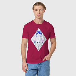Футболка хлопковая мужская BoJack Horseman, цвет: маджента — фото 2