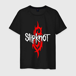 Футболка хлопковая мужская SLIPKNOT, цвет: черный