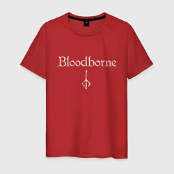 Футболка хлопковая мужская Bloodborne, цвет: красный